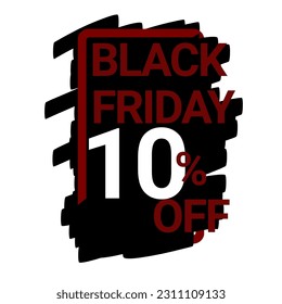 5 10 15 20 25 30 35 40 45 50 60 70 80 90% off series similiar logo. Black Friday sale and discount banner and logo. Sales tag design template. Vector illustration. 