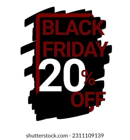 5 10 15 20 25 30 35 40 45 50 60 70 80 90% off series similiar logo. Black Friday sale and discount banner and logo. Sales tag design template. Vector illustration. 