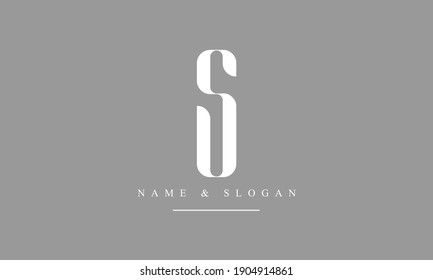 5 abstract vector logo monogram template