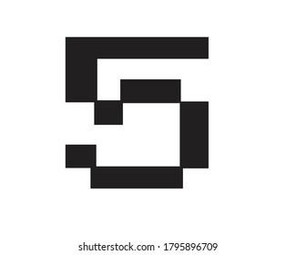 5 alphabetische kreative Logo-Designs