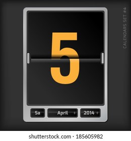 5 April calendar 2014