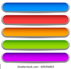 Button Banner Backgrounds Tags Labels 5 Stock Vector (Royalty Free ...