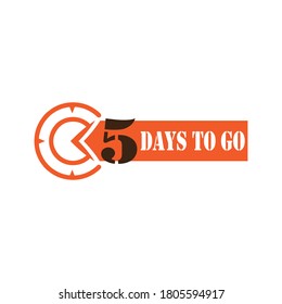 5 days to go counter