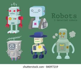 5 detailed robots