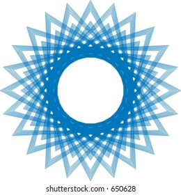 5 different vector stars
