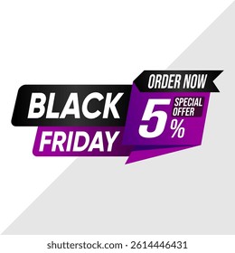 5% Discount Offer Banner - Limited Time Sale