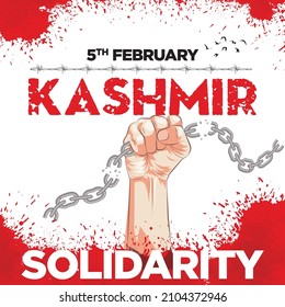 5 February Kashmir Day Design