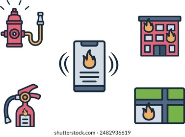 5 colecciones Fire Icons en formato EPS 