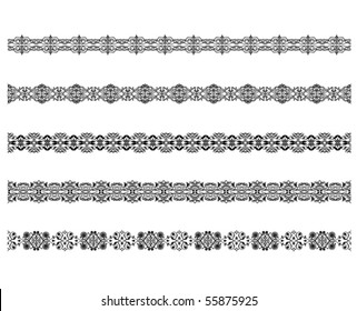 5 floral borders