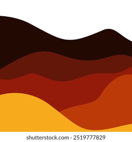 5 Halloween Modern Orange dark liquid irregular blob shapes abstract. elements graphic flat style. 5 palette fluidity design illustration stock
