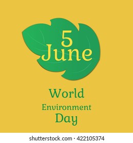 5 june world environment day; brochure, poster, banner, flyer template