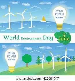 5 june world environment day congratulation; banner, poster, brochure, flyer template;