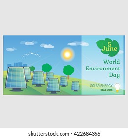 5 june world environment day congratulation; banner, poster, brochure, flyer template;