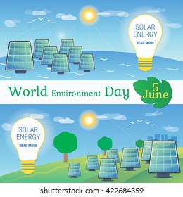 5 june world environment day congratulation; banner, poster, brochure, flyer template;