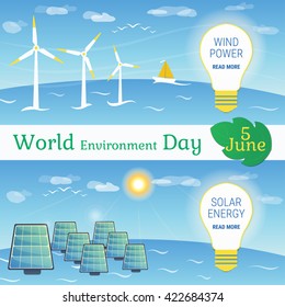 5 june world environment day congratulation; banner, poster, brochure, flyer template;