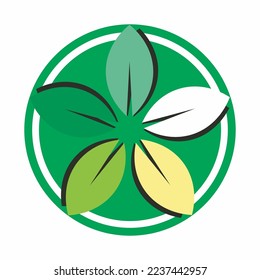 5 leaves of different colors look beautiful in a green circle. Different things become beautiful if they understand each other, even though there is a distance separating them.