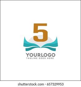 5 letter sunset beach typography logo for t-shirt graphics, vectors, surf, and store business