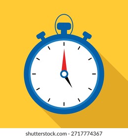 5 Minuten Analoge Uhr Symbol weißer Hintergrund .