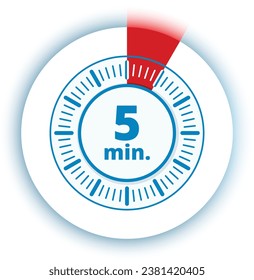 5 Minutes Time timer illustration