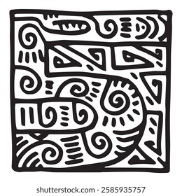 
5 Number with doodle inside and outside. Hand drawn. Simple illustration. Hand drawn doodle for sticker, postcard, wallpaper, mural, fabric, prints, wall decor, clothing, etc