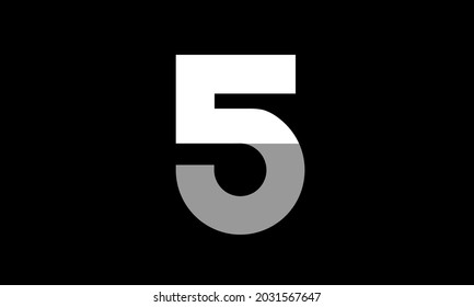 Logotipo elegante Silver Premium de 5 números