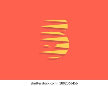 5 Nummer schnell, Speed Motion Logo. futuristische Motive im Sportstil, die für Lieferplakate, Industrie-, Rennsport-Identifikatoren und mehr nützlich sind