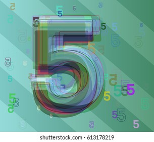 5 Number idea icon