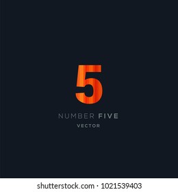 Number 5 Five Company Logo Icon Stock Vector (Royalty Free) 1622038807 ...