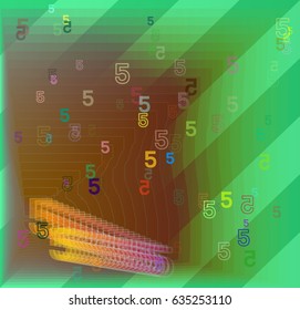 5 Number pattern design