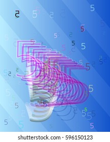 5 Number pattern template