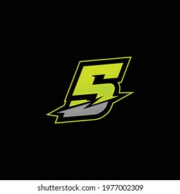 5 number racing design vector