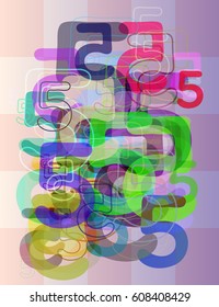 5 Number texture icon