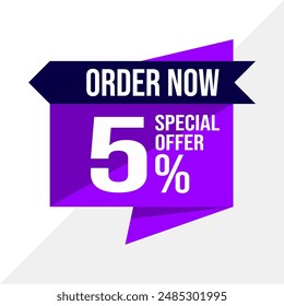 Up to 5% Off! Exclusive Flash Sale Banner Design