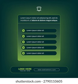 5 Option Infographic Design - Simpe Banner Design
