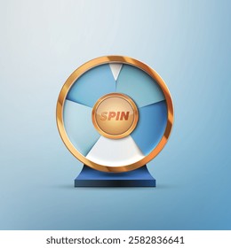  5 options spin and win wheel or fortune wheel