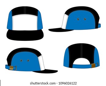 5 panel cap design