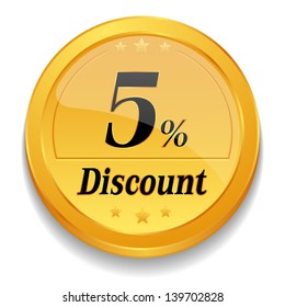 5 percent discount coin