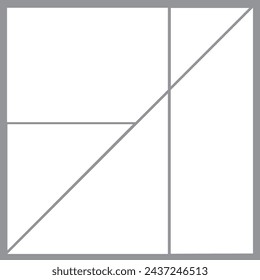 5 photo collage template. vector illustration, new collections