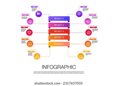 5 plan 10 projects milestone template for presentation to help you easily identify which stage of project
