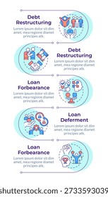 5 Prinzipien der Trauma informierten Pflege infographische vertikale Sequenz. Soziale Unterstützung. Visualisierungs-Infochart mit 5 Schritten. Kreise-Workflow