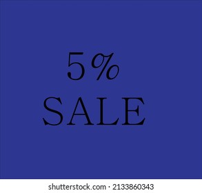 5% Sale vector art and illustration
