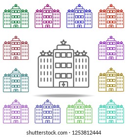 5 star hotel icon. Elements of Hotel in multi color style icons. Simple icon for websites, web design, mobile app, info graphics