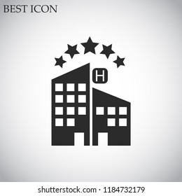 5 star hotel vector icon 10 eps