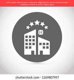 5 star hotel vector icon 10 eps