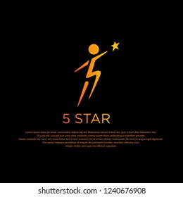 5 Star Logo. 