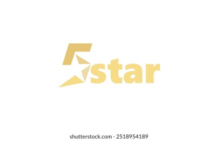 5 star logo design,  five stars 5 star logo vector design illustration, Premium quality. 5 star rating. Vector symbol.