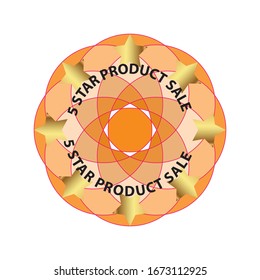 5 star product  label is a piece of paper,plastic film,cloth,metal or other material affixed to a container or product.
