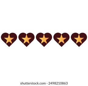 5 star rating with Love for the services and products