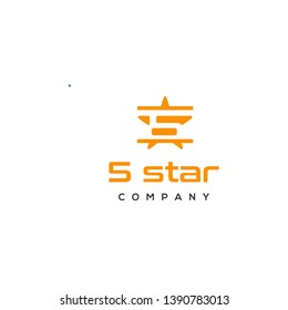 
5 star vector logo template