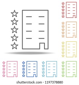5 stars hotel icon. Elements of Web in multi colored icons. Simple icon for websites, web design, mobile app, info graphics